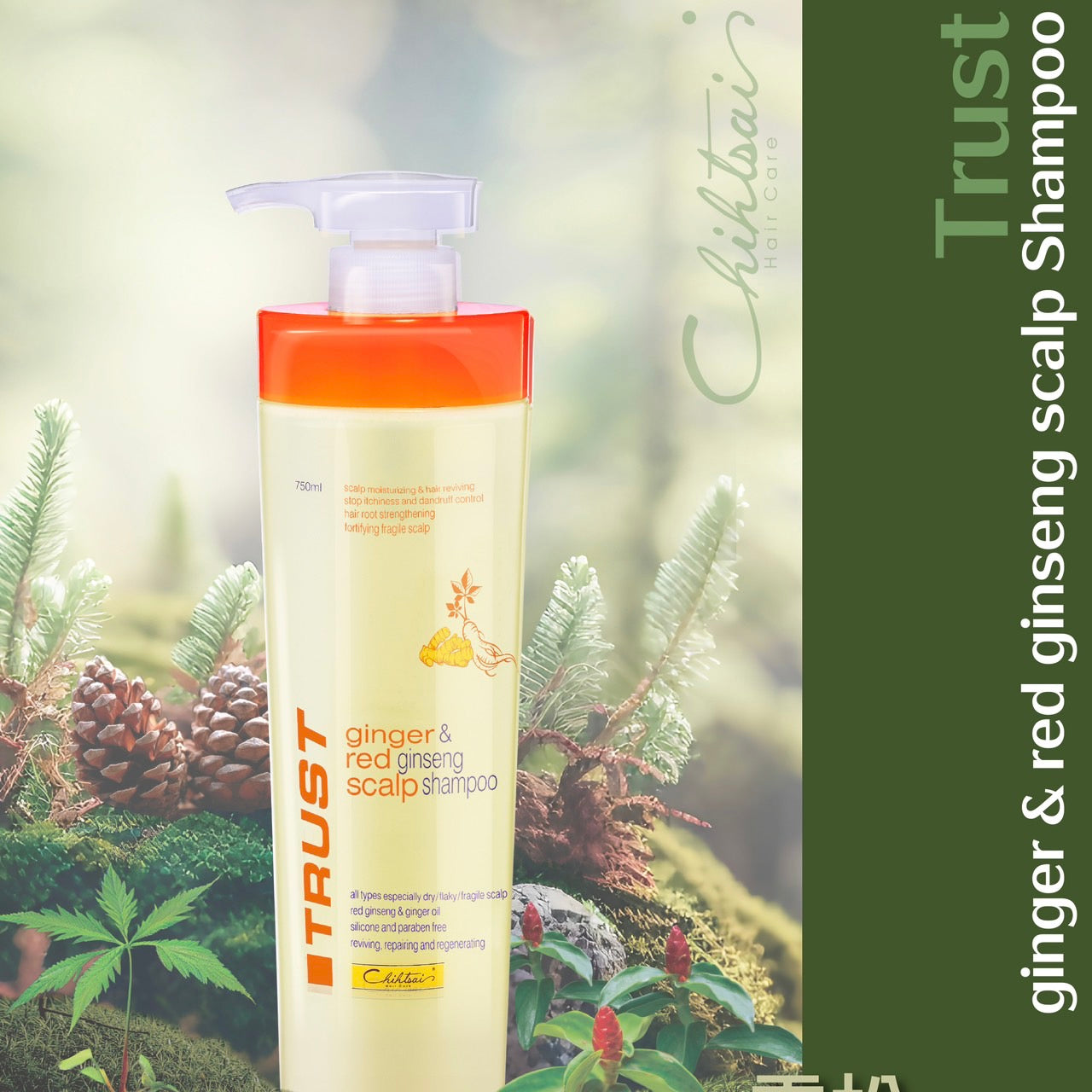 TRUST Ginger & Red-Ginseng Scalp Shampoo