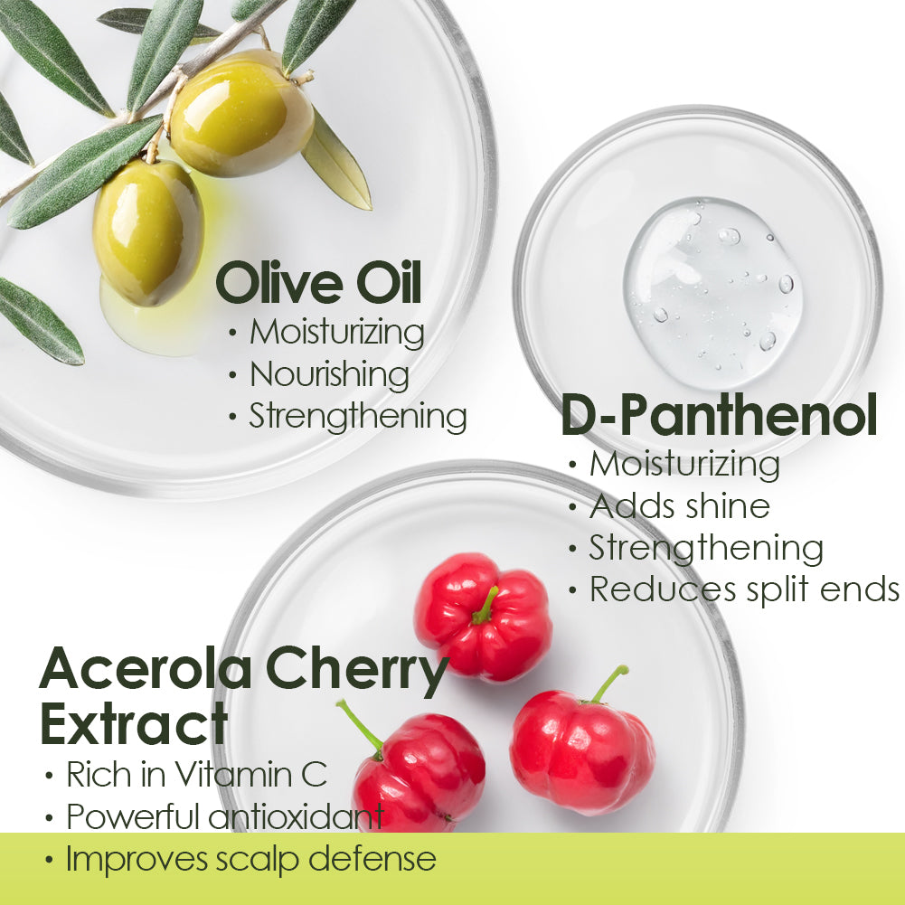 Olive Shampoo (Sulfate free/ Paraben free/ Sodium chloride free)