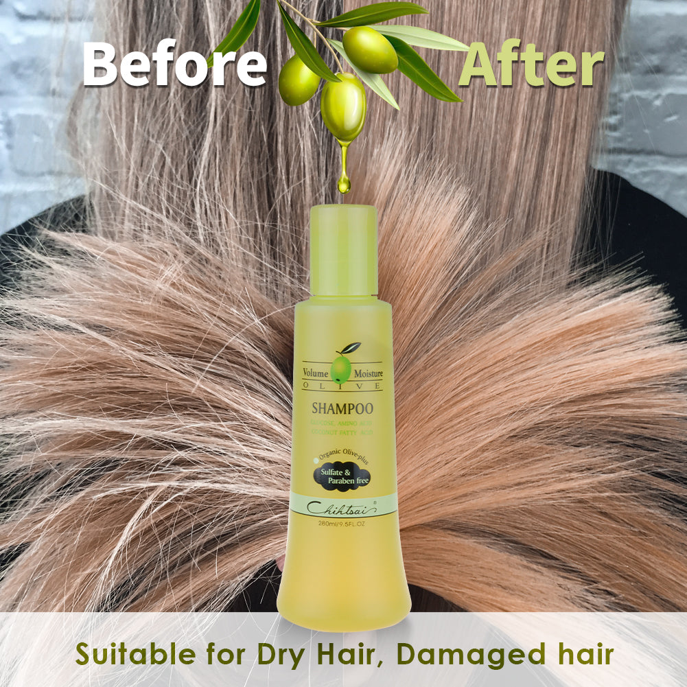 Olive Shampoo (Sulfate free/ Paraben free/ Sodium chloride free)