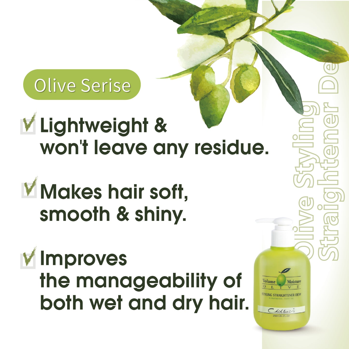Olive Styling Straightener Dew