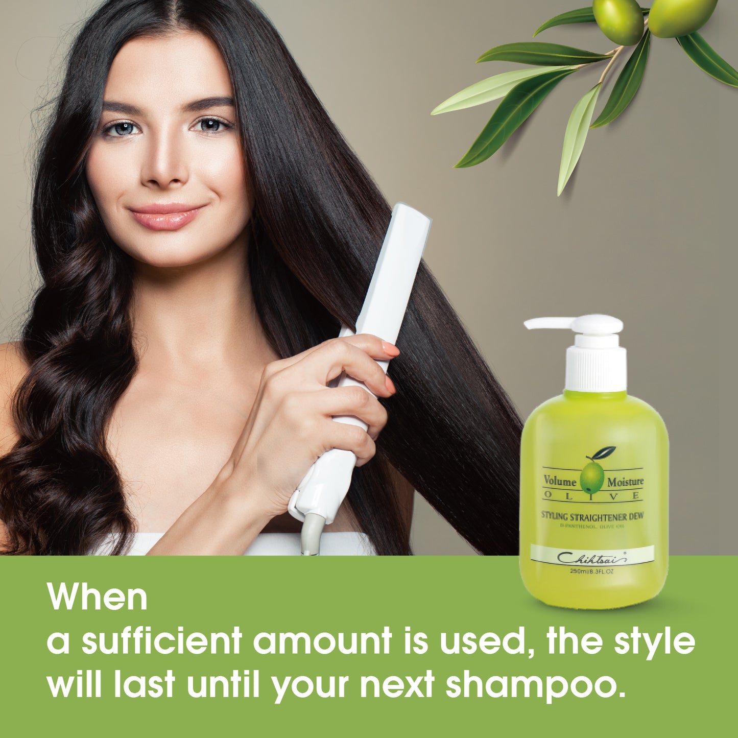 Olive Styling Straightener Dew